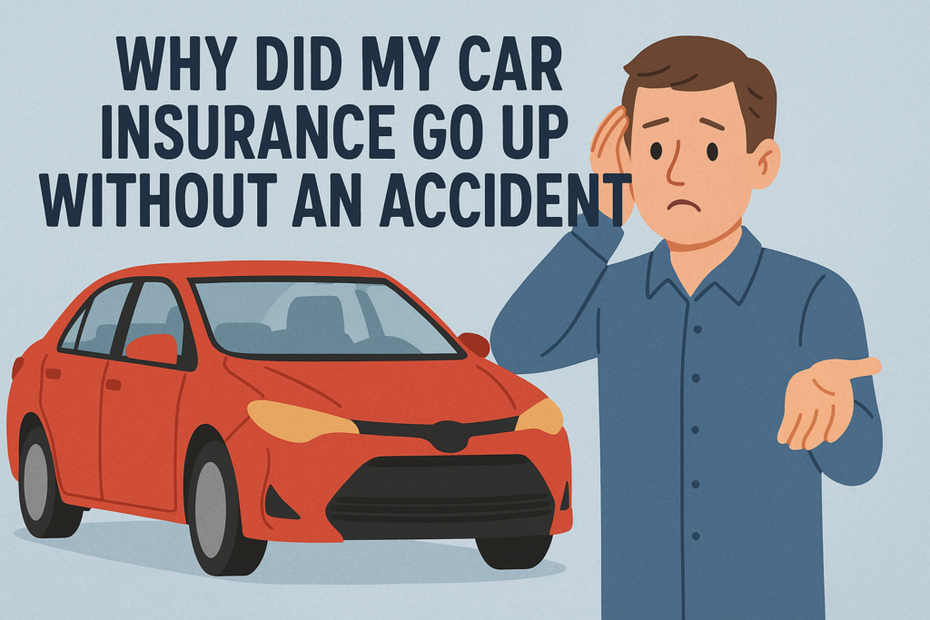 why did my car insurance go up without an accident